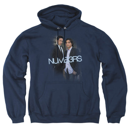 Numb3Rs Don &Amp; Charlie Mens Hoodie Navy Officially Licensed