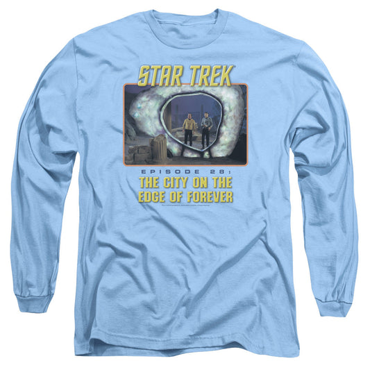 St Original Edge Of Forever Mens Long Sleeve Shirt Carolina Blue Officially Licensed Officially Licensed