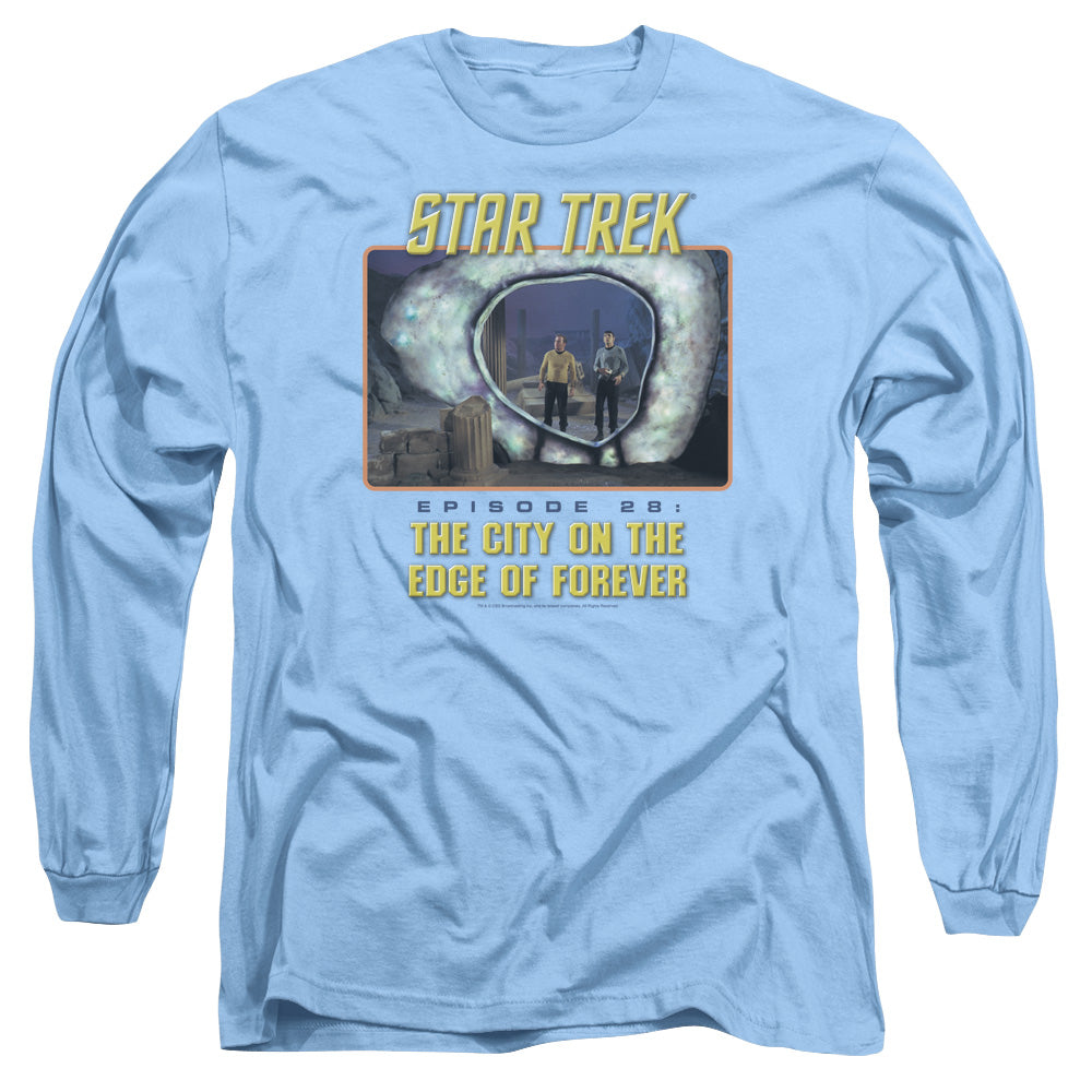 St Original Edge Of Forever Mens Long Sleeve Shirt Carolina Blue Officially Licensed Officially Licensed