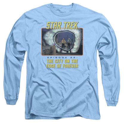 St Original Edge Of Forever Mens Long Sleeve Shirt Carolina Blue Officially Licensed Officially Licensed