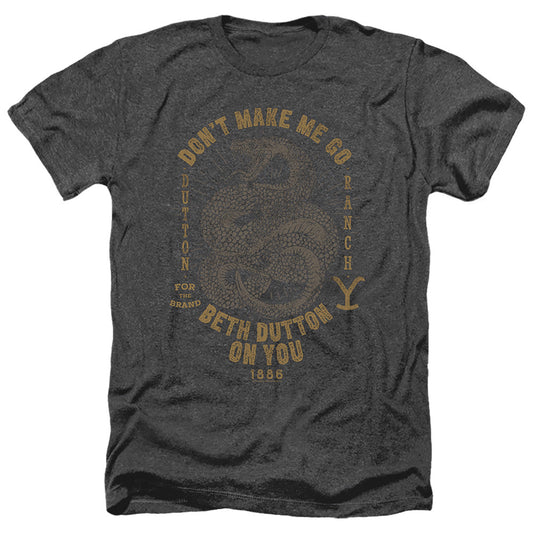 Yellowstone Beth Dutton Heather Mens T Shirt Black Officially Licensed