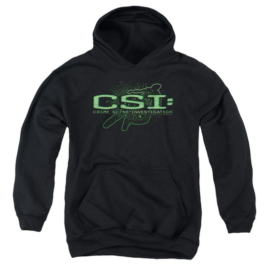 Csi Sketchy Shadow Kids Youth Hoodie Black Officially Licensed