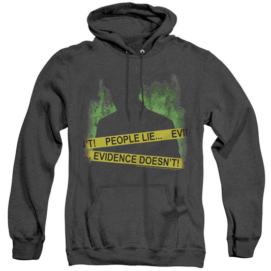 Csi People Lie Heather Mens Hoodie Black Officially Licensed