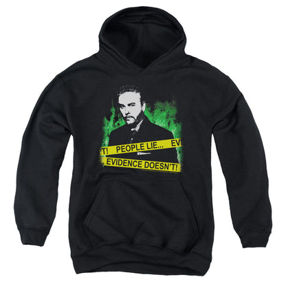 Csi People Lie Kids Youth Hoodie Black Officially Licensed
