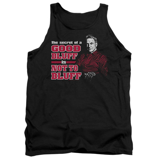 Ncis No Bluffing Mens Tank Top Shirt Black Officially Licensed
