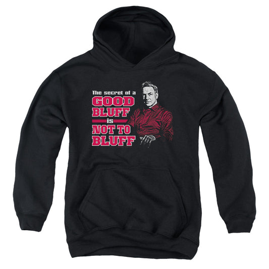 Ncis No Bluffing Kids Youth Hoodie Black Officially Licensed