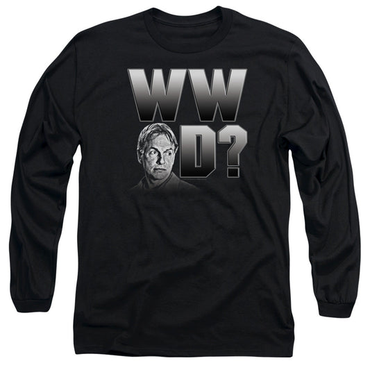 Ncis What Would Gibbs Do Mens Long Sleeve Shirt Black Officially Licensed