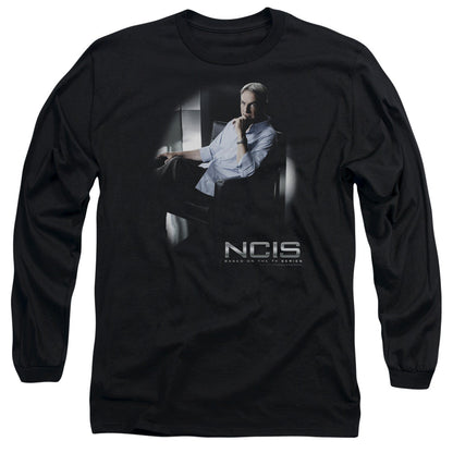 Ncis Gibbs Ponders Mens Long Sleeve Shirt Black Officially Licensed