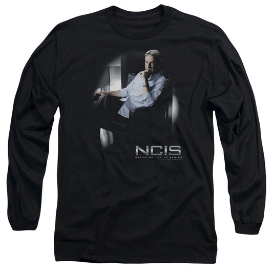 Ncis Gibbs Ponders Mens Long Sleeve Shirt Black Officially Licensed