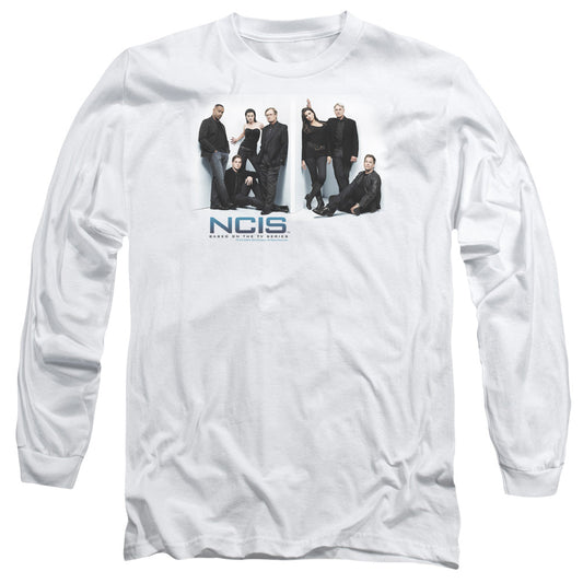 Ncis White Room Mens Long Sleeve Shirt White Officially Licensed
