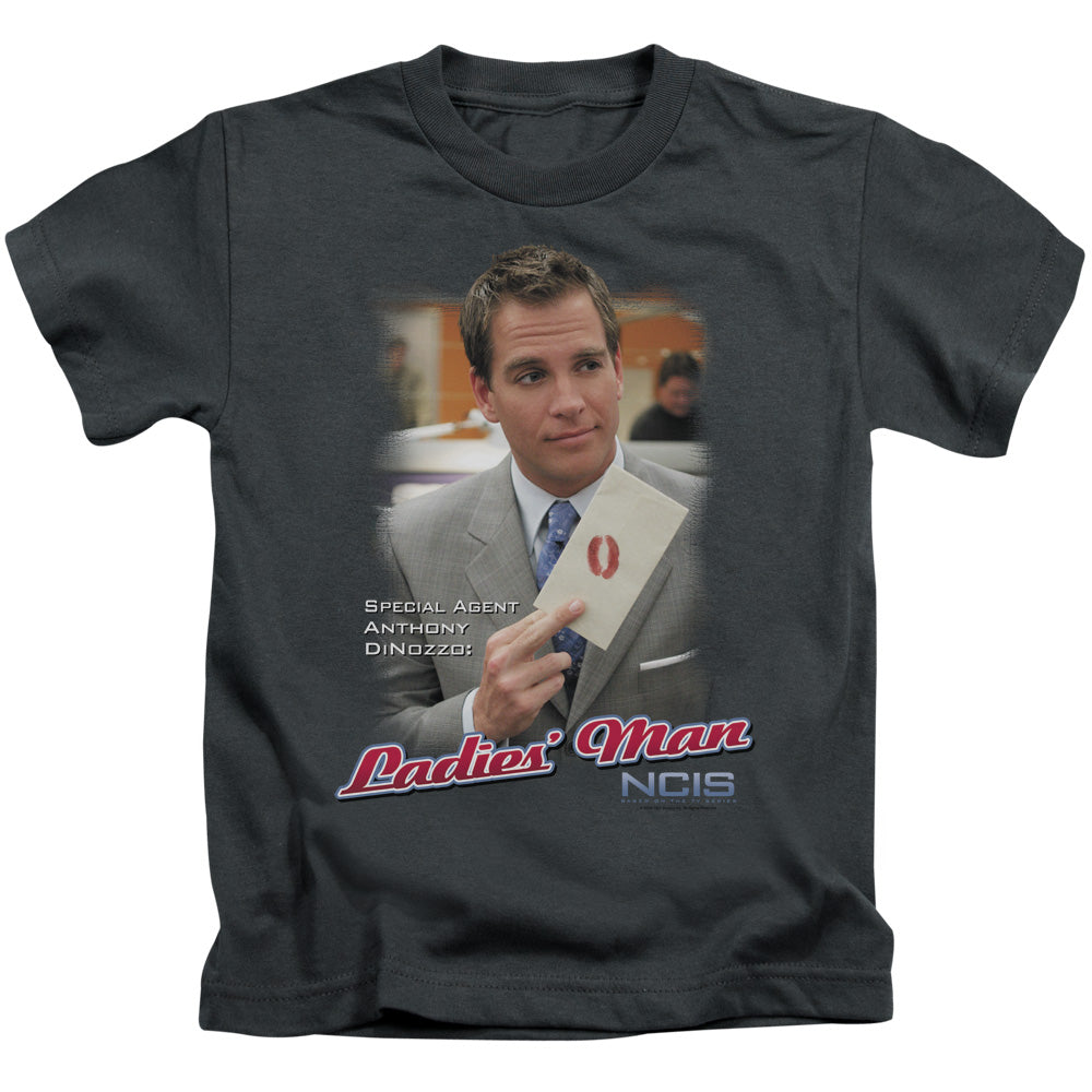 Ncis Ladies Man Juvenile Kids Youth T Shirt Charcoal Officially Licensed