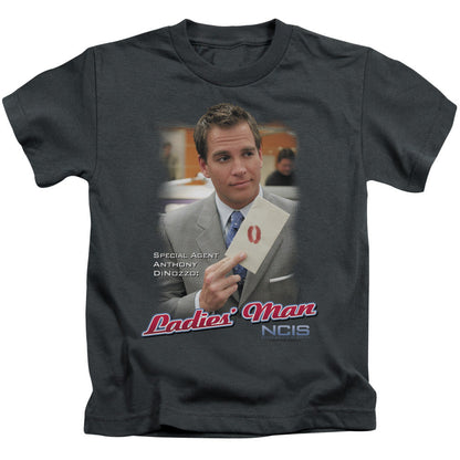 Ncis Ladies Man Juvenile Kids Youth T Shirt Charcoal Officially Licensed