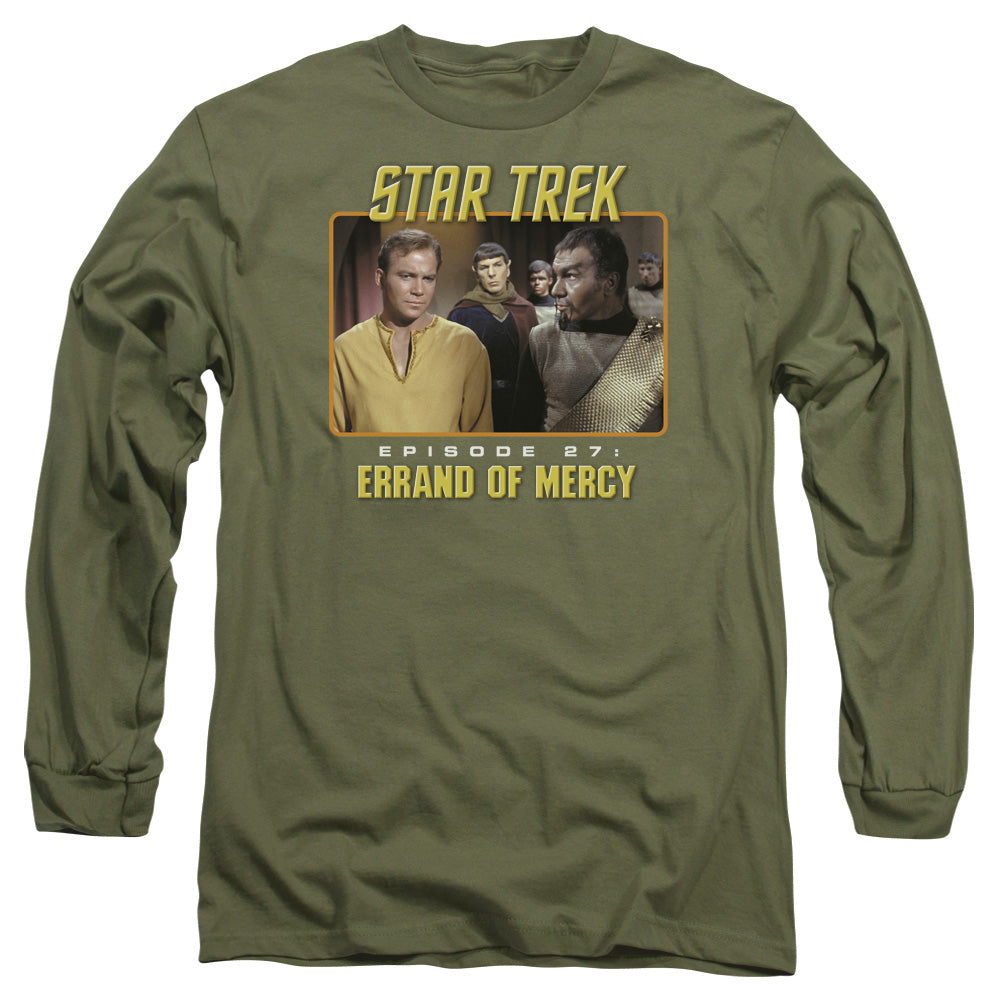 St Original Episode 27 Mens Long Sleeve Shirt Military Green Officially Licensed Officially Licensed