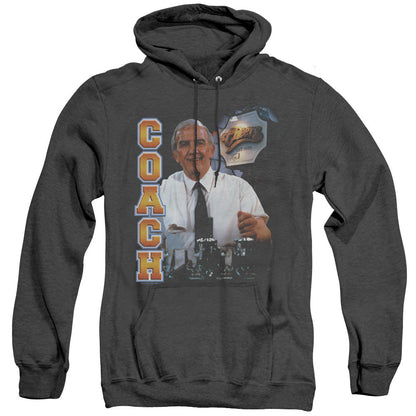Cheers Coach Heather Mens Hoodie Black Officially Licensed