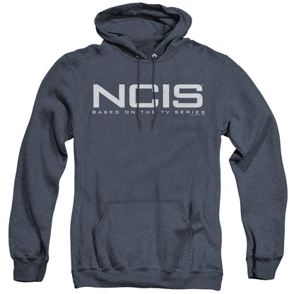 Ncis Logo Mens Heather Hoodie Navy Officially Licensed