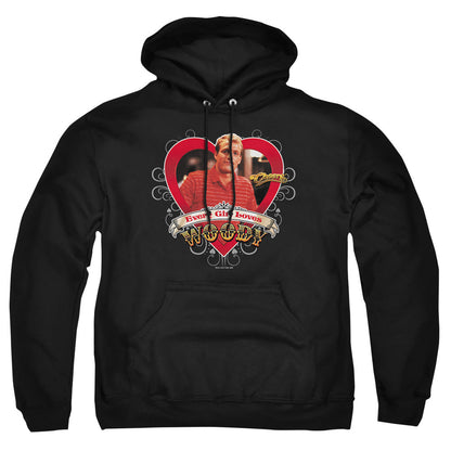 Cheers Woody Mens Hoodie Black Officially Licensed