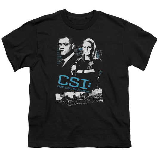 Csi Investigate This Kids Youth T Shirt Black Officially Licensed