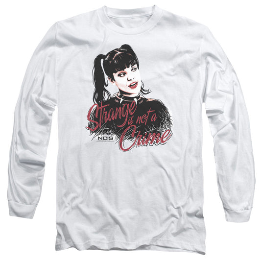 Ncis Strange Is Not A Crime Mens Long Sleeve Shirt White Officially Licensed