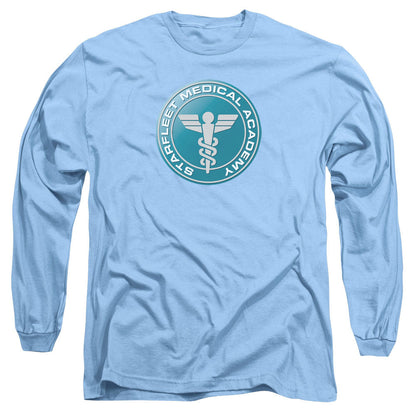Star Trek Medical Mens Long Sleeve Shirt Carolina Blue Officially Licensed Officially Licensed