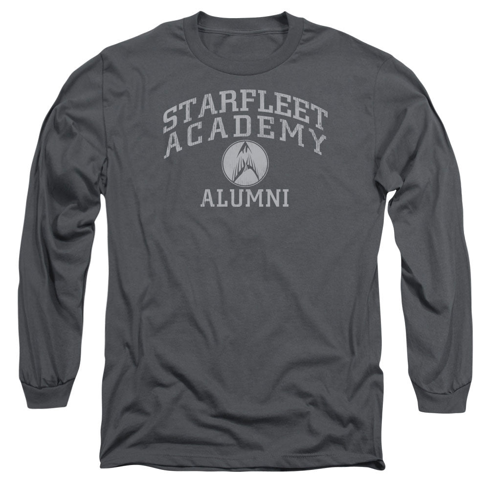 Star Trek Alumni Mens Long Sleeve Shirt Charcoal Officially Licensed Officially Licensed