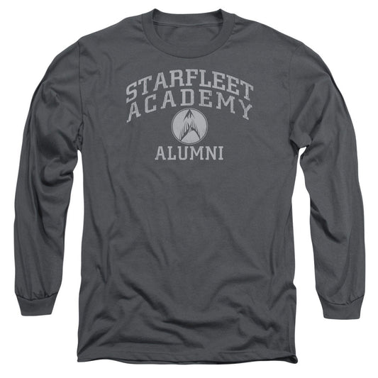 Star Trek Alumni Mens Long Sleeve Shirt Charcoal Officially Licensed Officially Licensed