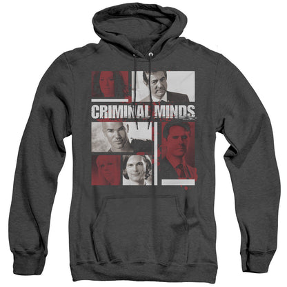 Criminal Minds Character Boxes Heather Mens Hoodie Black Officially Licensed