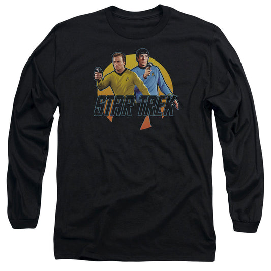 Star Trek Phasers Ready Mens Long Sleeve Shirt Black Officially Licensed Officially Licensed