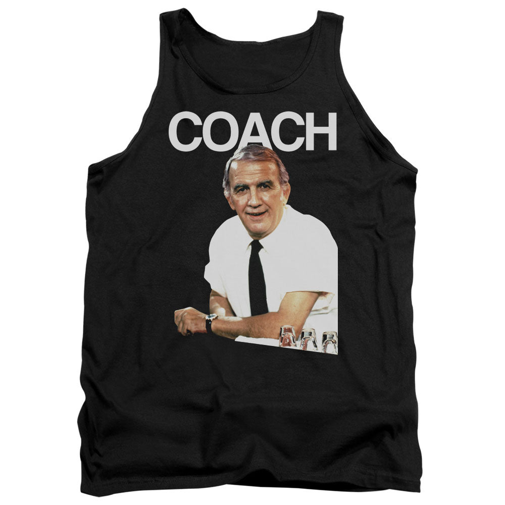 Cheers Coach Mens Tank Top Shirt Black Officially Licensed