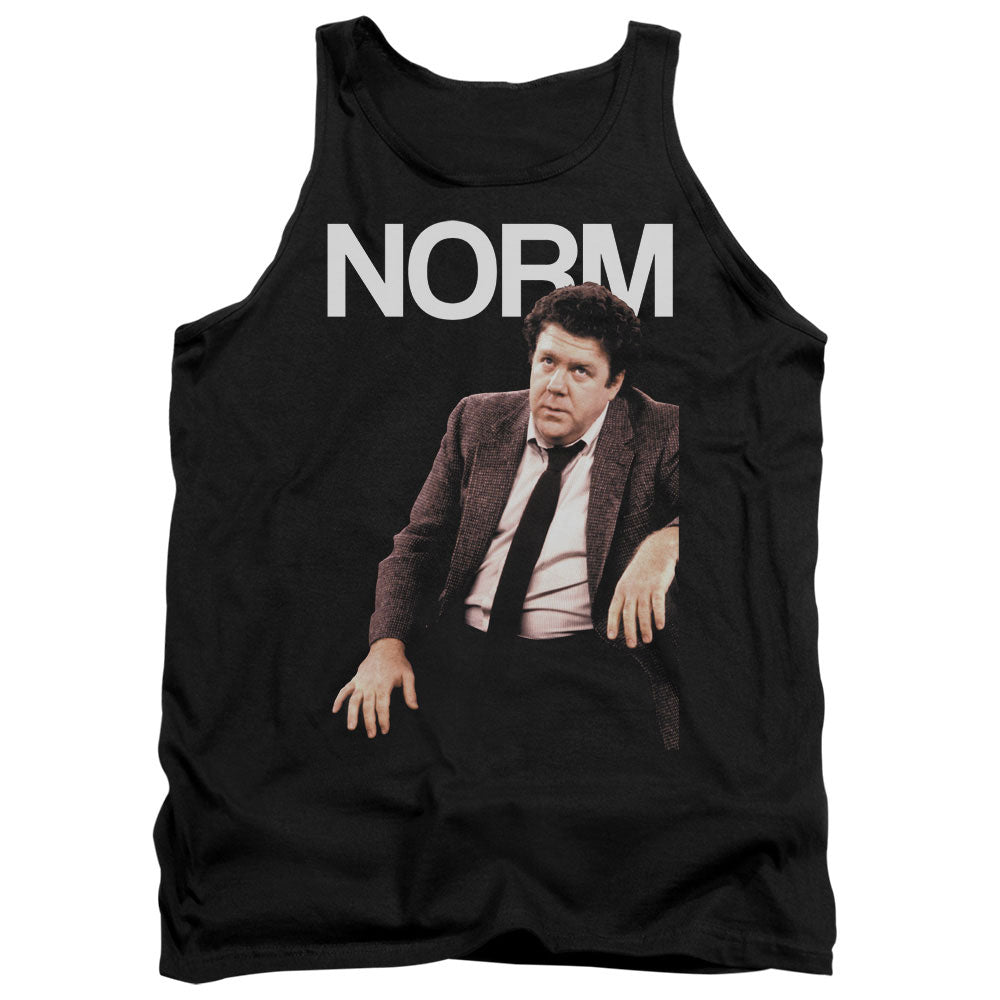 Cheers Norm Mens Tank Top Shirt Black Officially Licensed