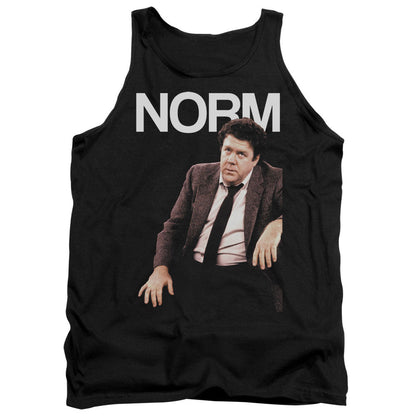 Cheers Norm Mens Tank Top Shirt Black Officially Licensed