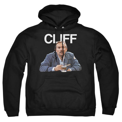 Cheers Cliff Mens Hoodie Black Officially Licensed