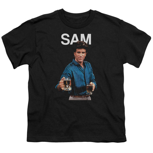 Cheers Sam Kids Youth T Shirt Black Officially Licensed