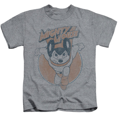 Mighty Mouse Mighty Storm Long Sleeve Kids Youth T Shirt Black Officially Licensed