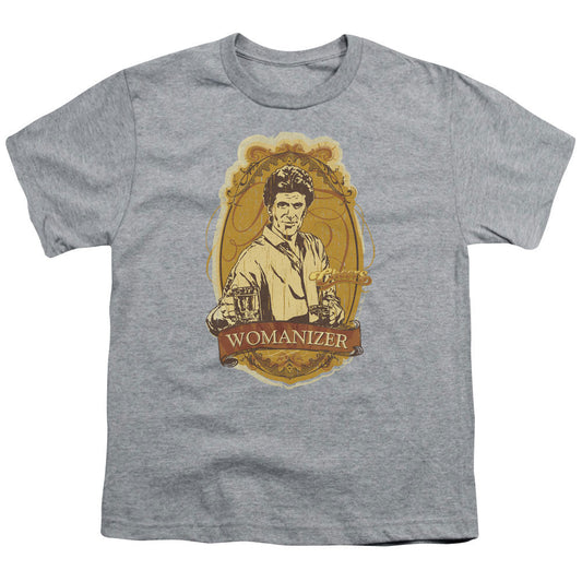 Cheers Womanizer Kids Youth T Shirt Athletic Heather Officially Licensed