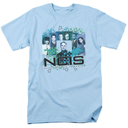 Ncis Cast Mens T Shirt Light Blue Officially Licensed