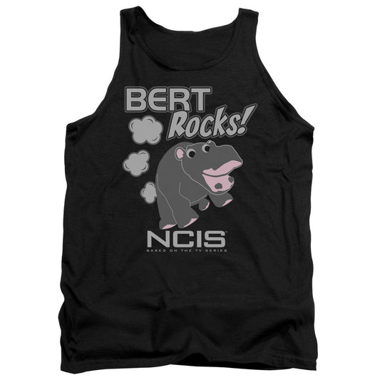 Ncis Bert Rocks Mens Tank Top Shirt Black Officially Licensed