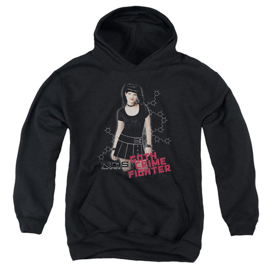 Ncis Goth Crime Fighter Kids Youth Hoodie Black Officially Licensed
