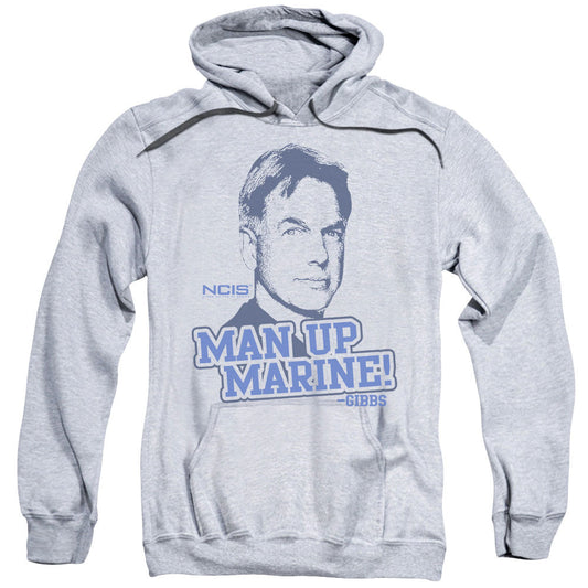 Ncis Man Up Mens Hoodie Athletic Heather Officially Licensed