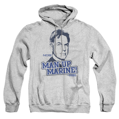 Ncis Man Up Mens Hoodie Athletic Heather Officially Licensed