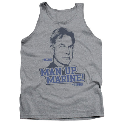 Ncis Man Up Mens Tank Top Shirt Athletic Heather Officially Licensed