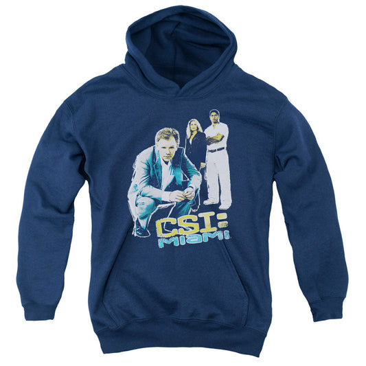 Csi Miami Perspective Kids Youth Hoodie Navy Officially Licensed