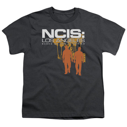 Ncis:la Slow Walk Kids Youth T Shirt Charcoal Officially Licensed