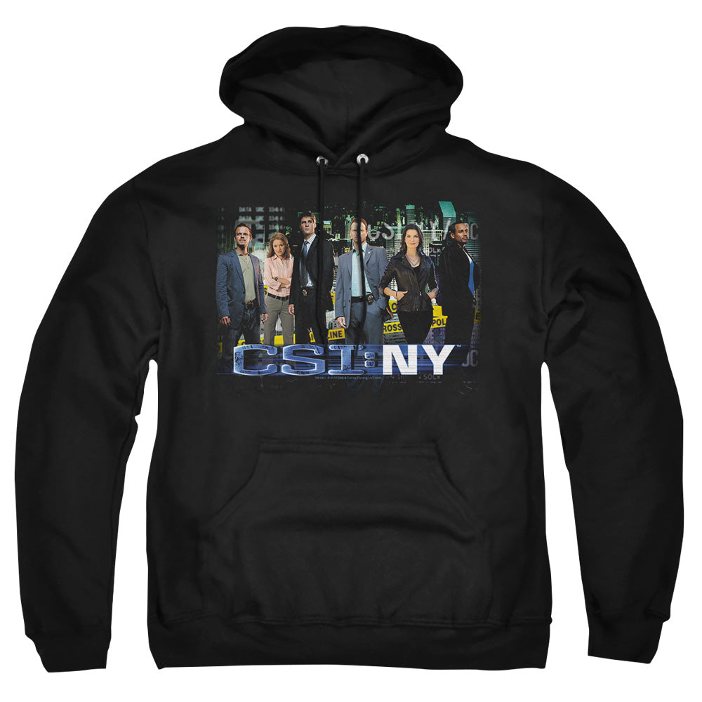 Csi Ny Cast Mens Hoodie Black Officially Licensed