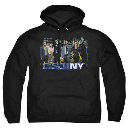 Csi Ny Cast Mens Hoodie Black Officially Licensed