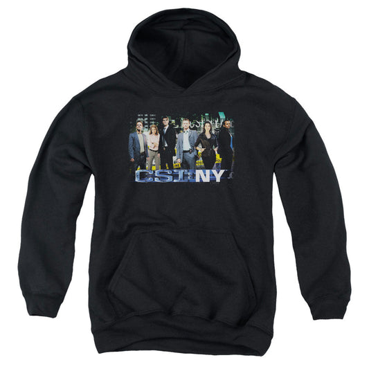 Csi Ny Cast Kids Youth Hoodie Black Officially Licensed