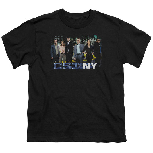 Csi Ny Cast Kids Youth T Shirt Black Officially Licensed