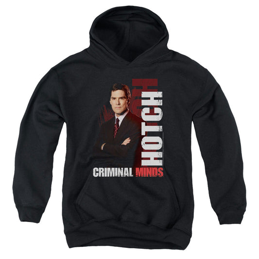 Criminal Minds Hotch Kids Youth Hoodie Black Officially Licensed