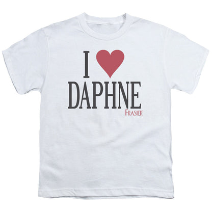 Frasier I Heart Daphne Kids Youth T Shirt White Officially Licensed