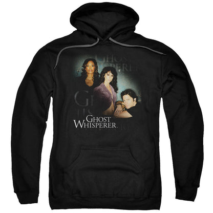 Ghost Whisperer Diagonal Cast Mens Hoodie Black Officially Licensed