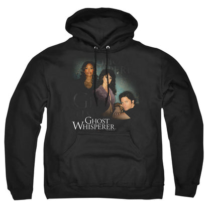 Ghost Whisperer Diagonal Cast Mens Hoodie Black Officially Licensed